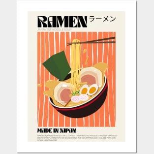 Ramen Japanese Noodle Posters and Art